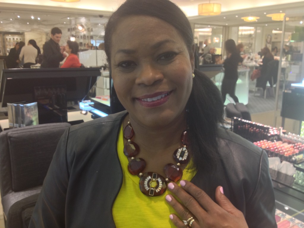 At Bergdorf's Beauty Floor in March 2013.