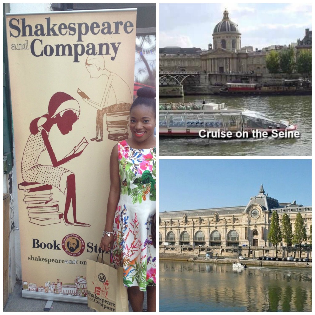 Shakespeare and Company Bookstore, We took River Cruise on Seine, and Musée d' Orsay ( Old train station)