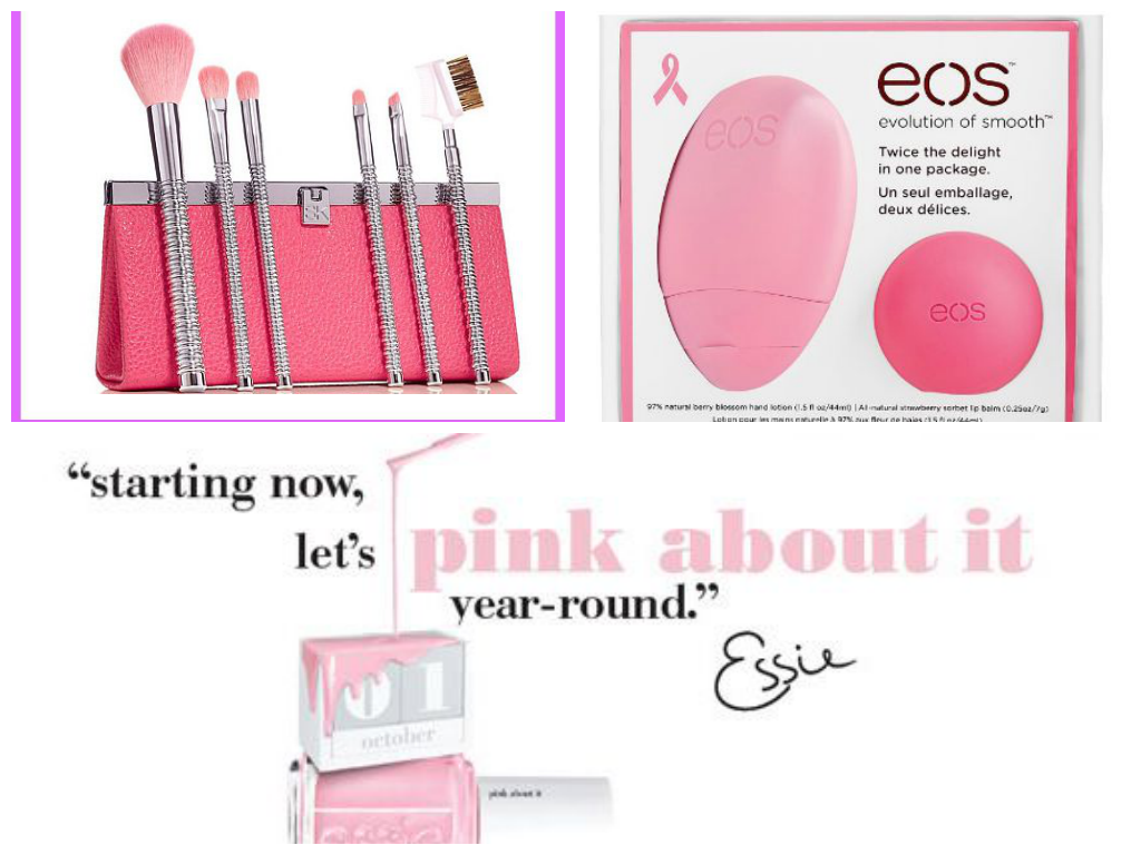 Think Pink products to support for Breast Cancer.