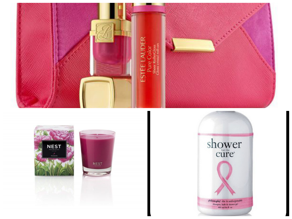 Think Pink products for Breast Cancer.