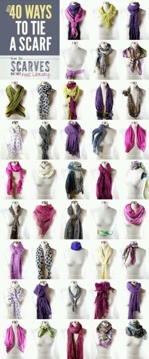 How to tie scarf