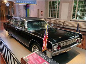 President Kennedy's Lincoln Continental Limousine at the Ford Museum in Dearborn, Michigan.