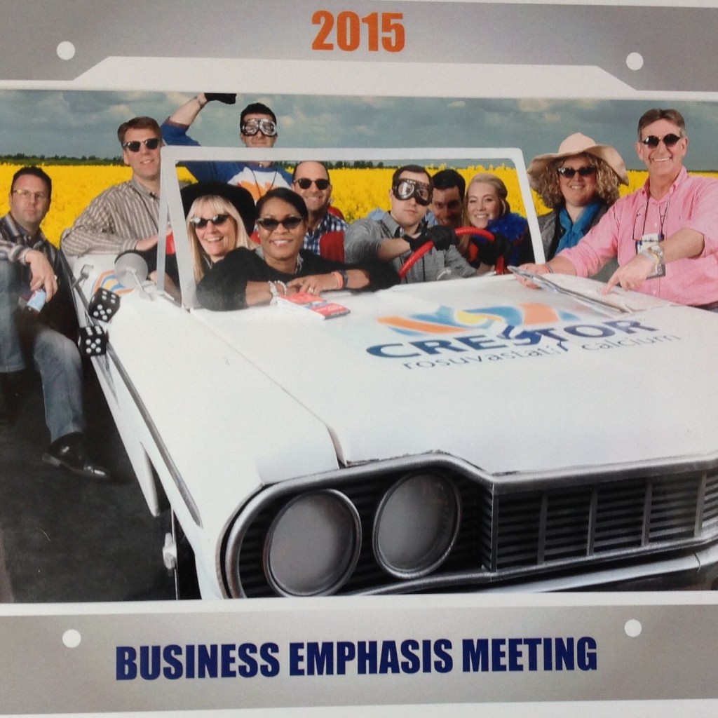 Group photo of the Harrisburg Primary Care team at the 2015 Business Emphasis Meeting in Chicago.