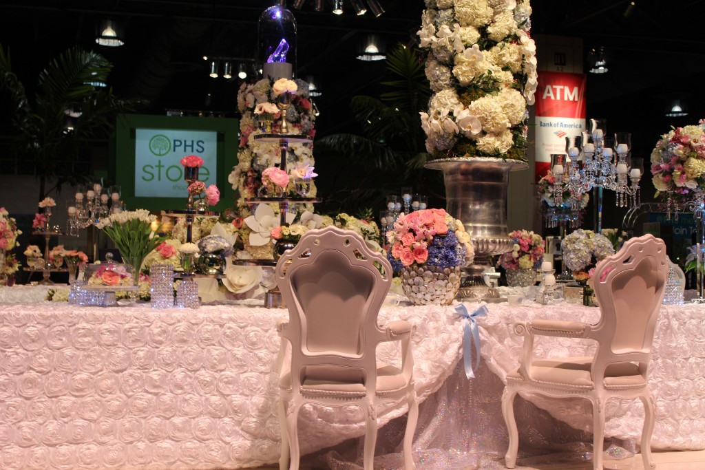 The 2015 Robertson's Florist Philadelphia Flower Show Display - Cinderella's Wedding. I always look forward to seeing what amazing floral exhibit that Robertson's florist in Philadelphia does every year, always a winner of the show.