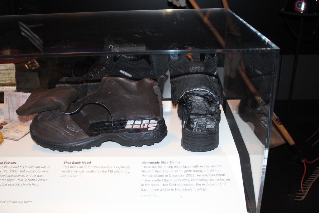 Newseum Foot Bomber Exhibit
