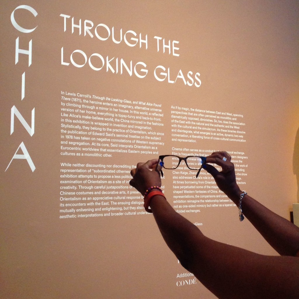 #SeeSummerBetter with Warby Parker Clark Blue marble eyeglass frames at The Metropolitan Museum of Art China: Through the Looking Glass exhibit.