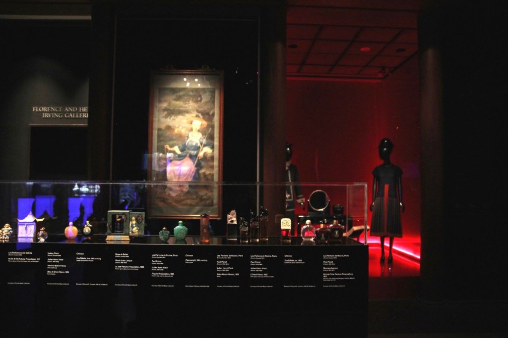 Perfume bottles on display in "China: Through the Looking Glass" at the Metropolitan Museum of Art. Photo: Lia Chang