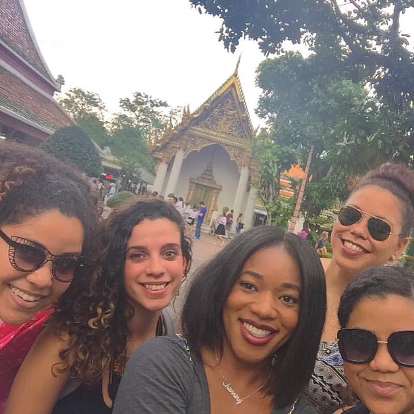 My daughter Channing and her BFFs in Thailand over the Thanksgiving holiday.