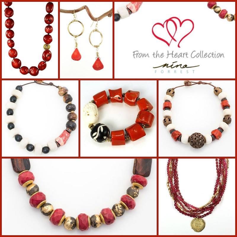 Nina Forrest From the Heart Collection for Women's Heart Health Awareness