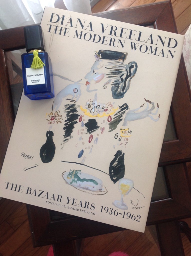 Diana Vreeland Smashingly Brilliant eau de parfum and book about her years at Harper'sBazaar.