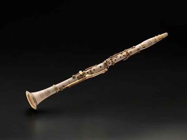Rare Ivory Clarinet instrument at the Celebrating Sax
