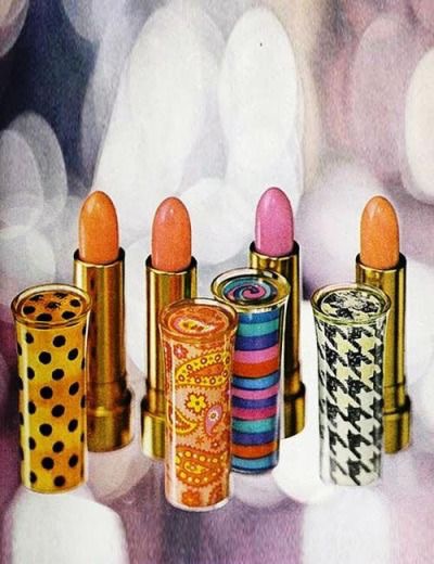 1960s Psychedelic LipSticks from Avon.