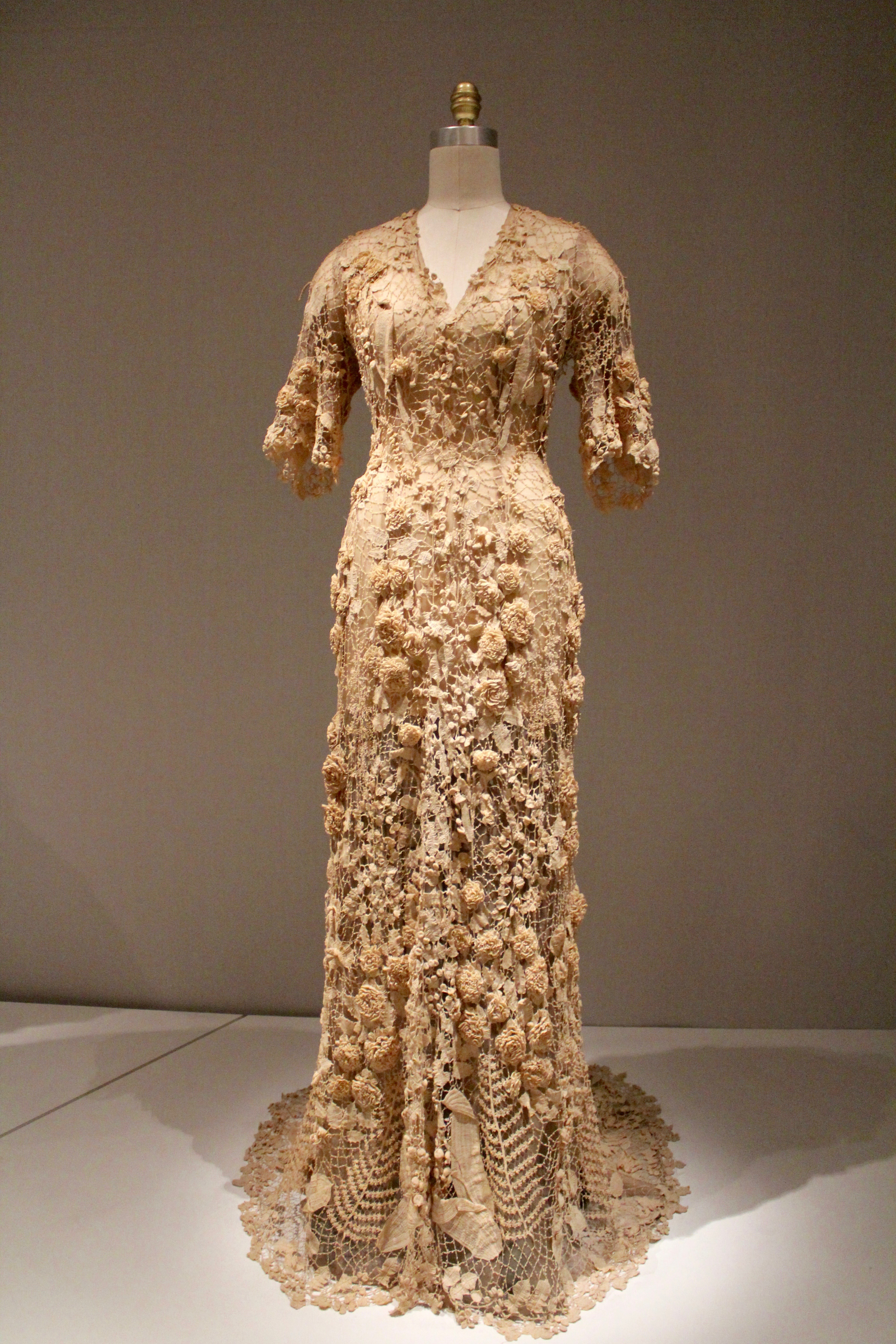 New York Calling: The oldest dress featured in the Manus x Machine Costume exhibit at the Metropolitan Museum of Art