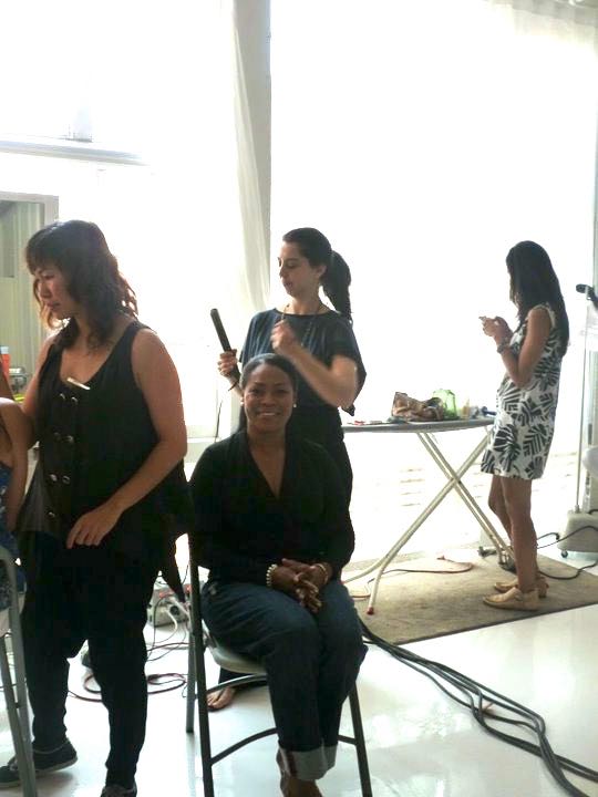 Got Menopause? At the East Village loft with stylists, hair and make-up artists for Estroven national ad campaign.