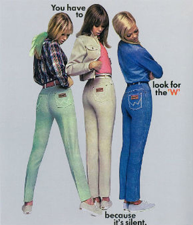 My Denim Jean Journey. 1930 Vogue magazine advertisement with Levis jeans.
