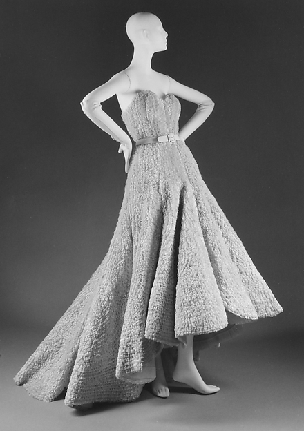 Yes, Mr. Dior. 1950 House of Dior, "Scarlatti" gown. Image credit: Met Museum.