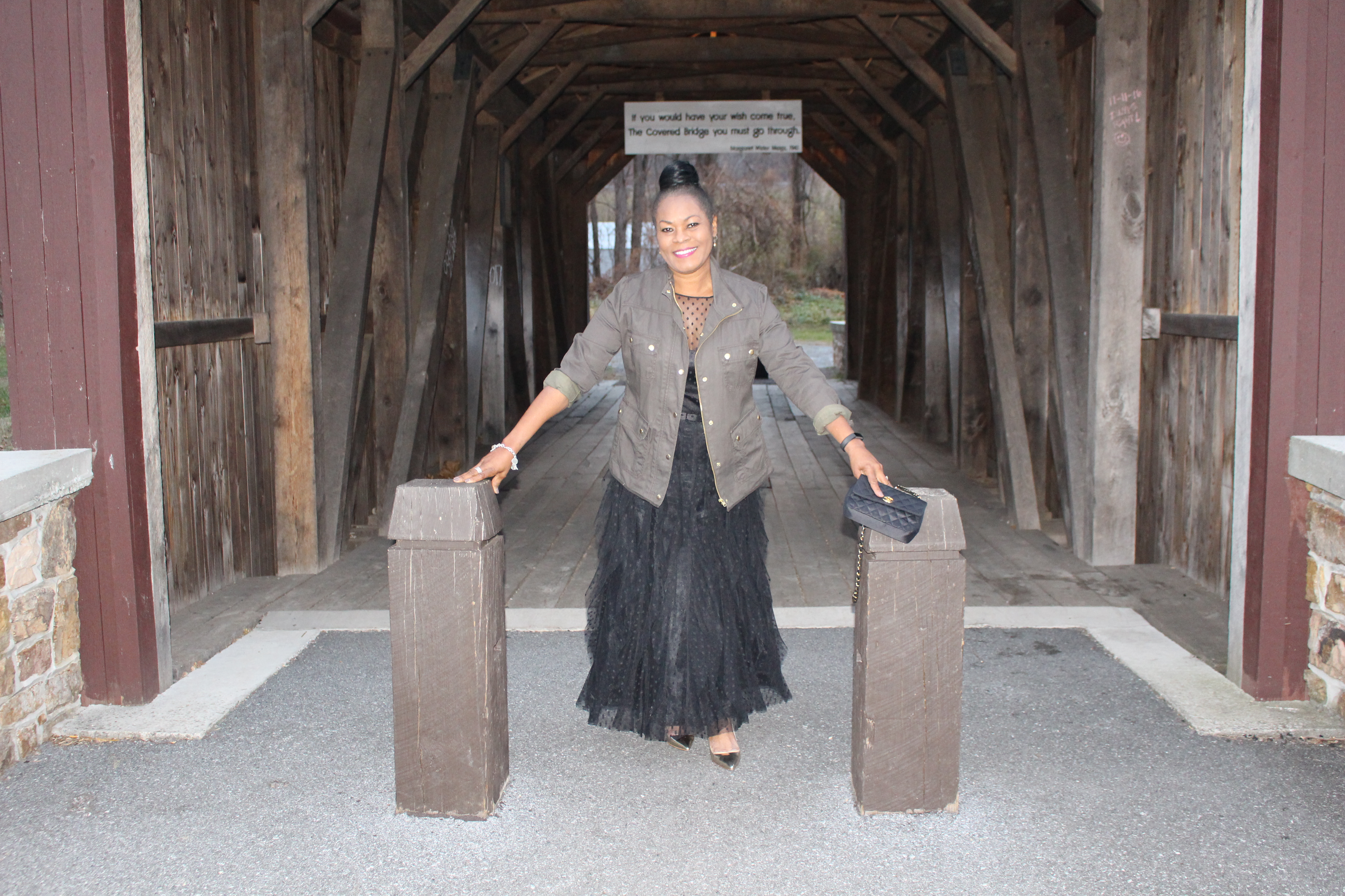 Everhart Covered Bridge at Fort Hunter