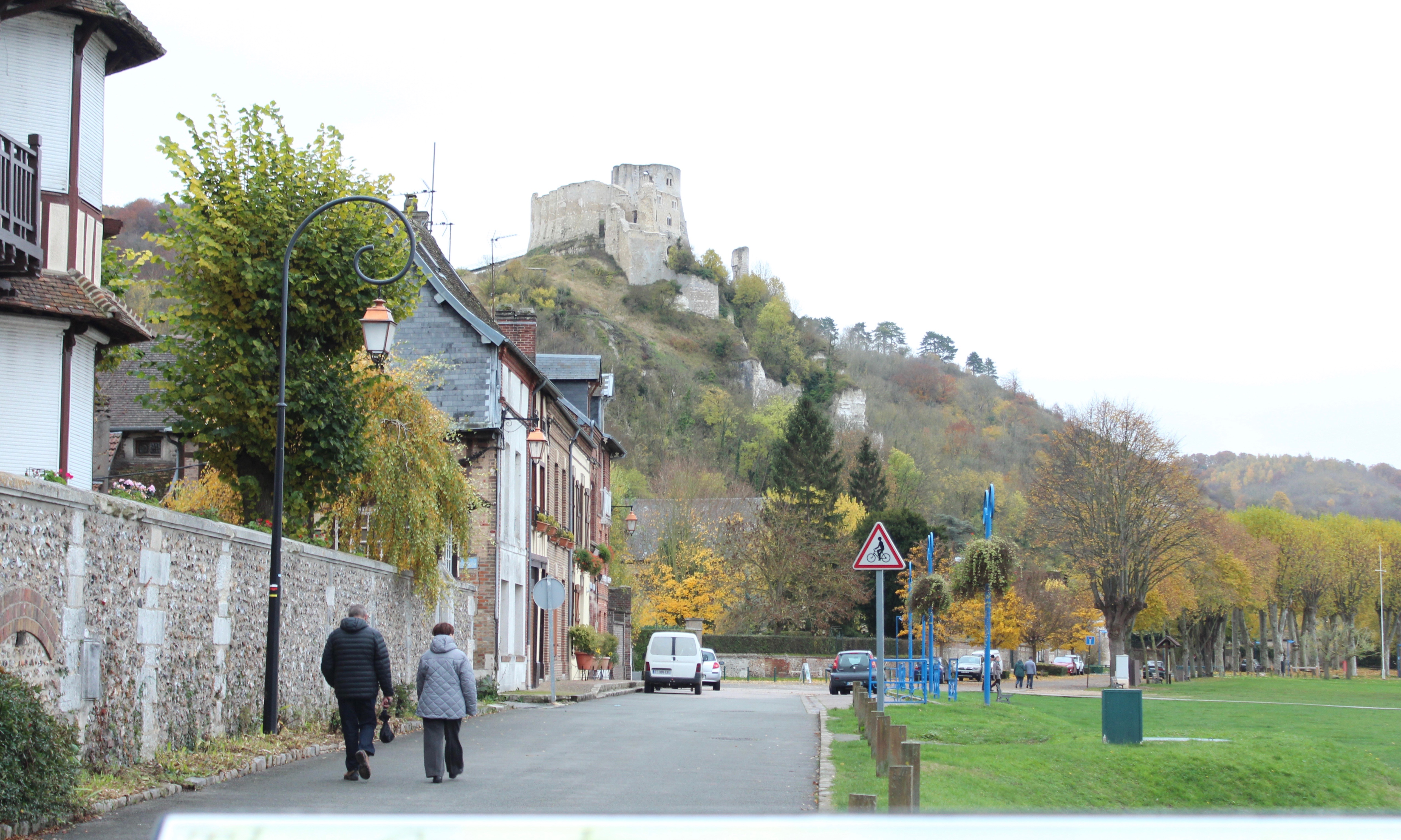 My Paris Trip, "'S Marvelous." Les Andelys, area near docked Ama Waterways Alma Legro River Cruise Ship.