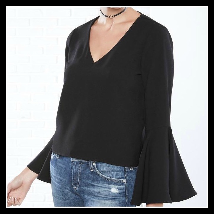 Bell-Sleeve Top