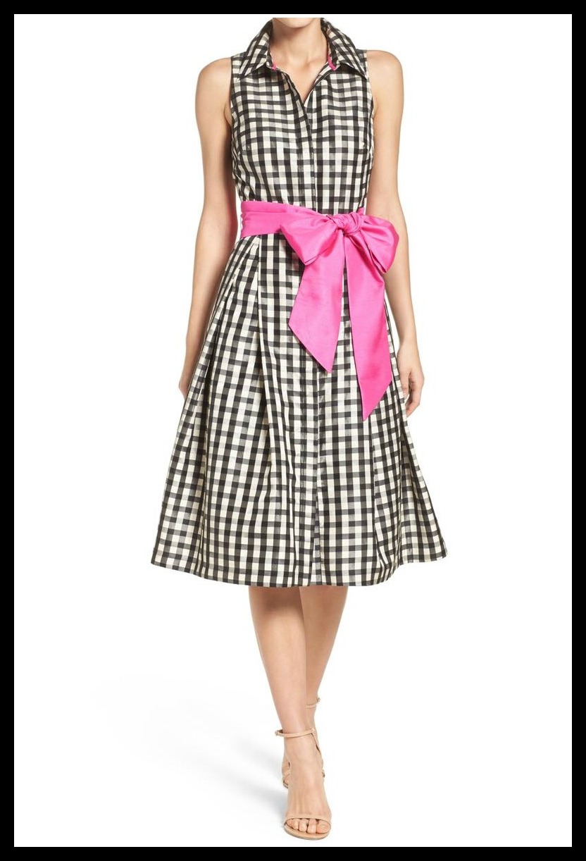 Gingham Shirtdress