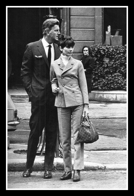 Audrey Hepburn with Hubert de Hubert in 1967