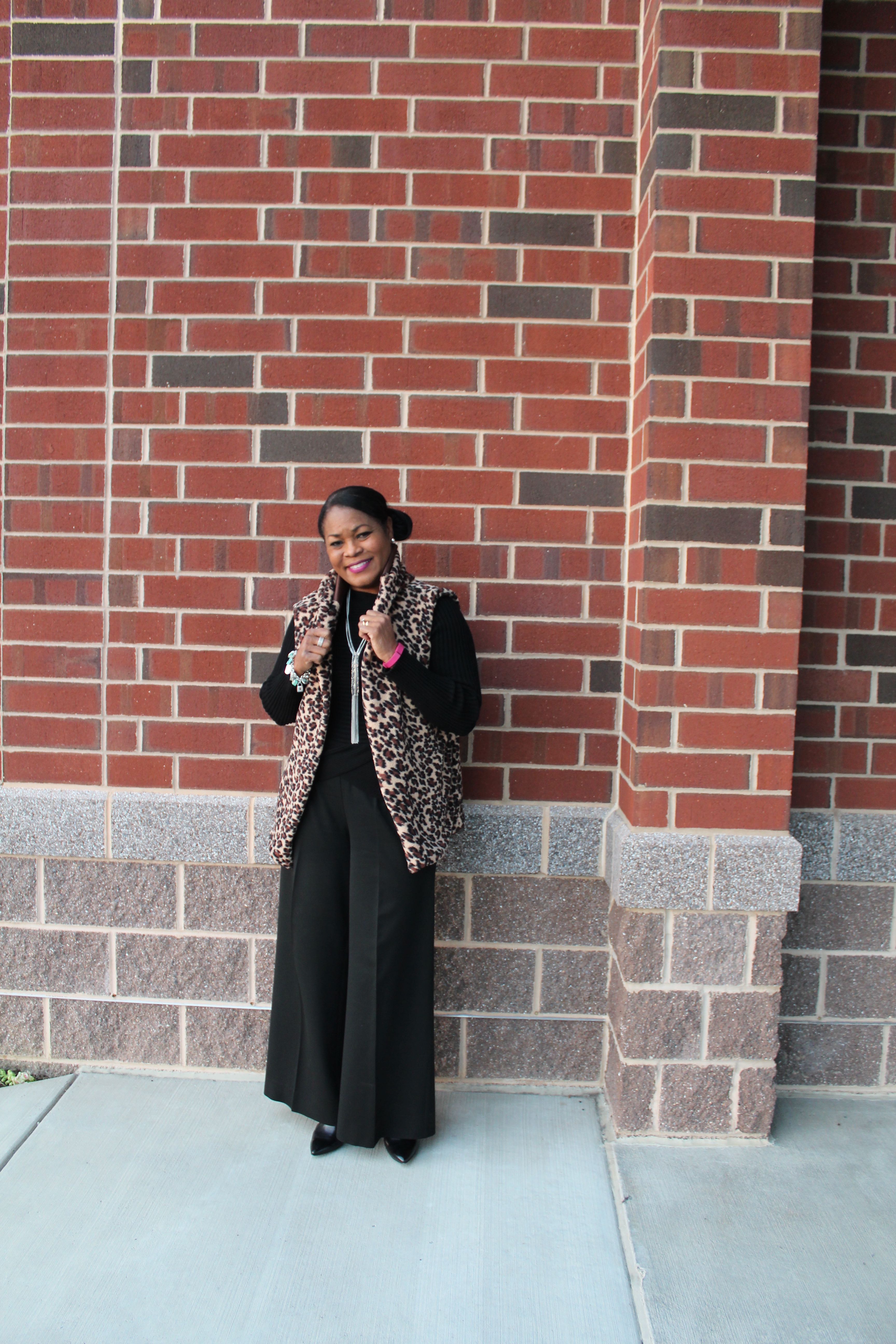 Covered Perfectly Leopard Vest