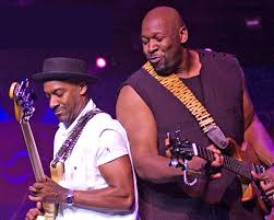 Smooth Jazz Guitarist Marcus Miller and the late great Waymon Tisdale on the 2018 Smooth Jazz Cruise to Aruba