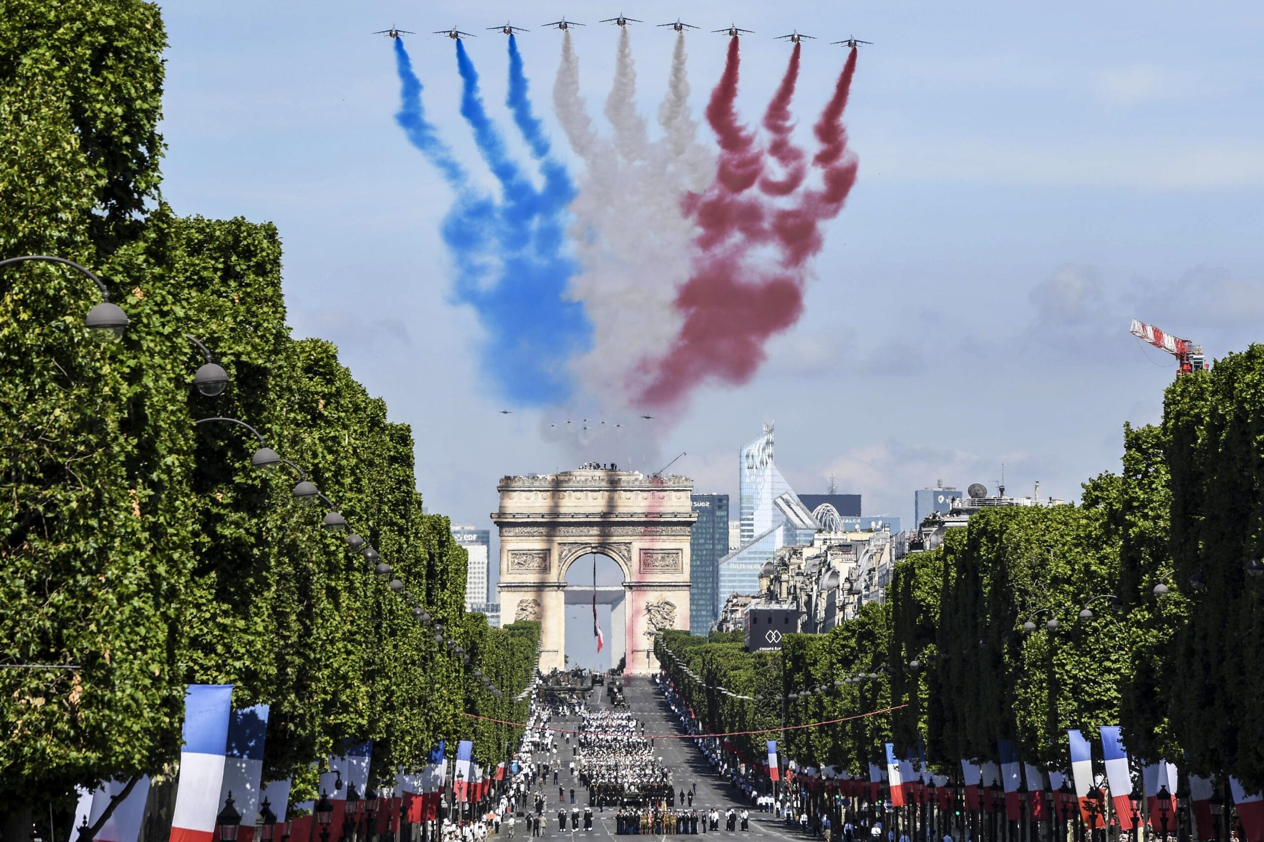 July 14, Bastille Day celebration in Paris