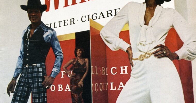 Vintage Winston Cigarette Ad featuring Black Models