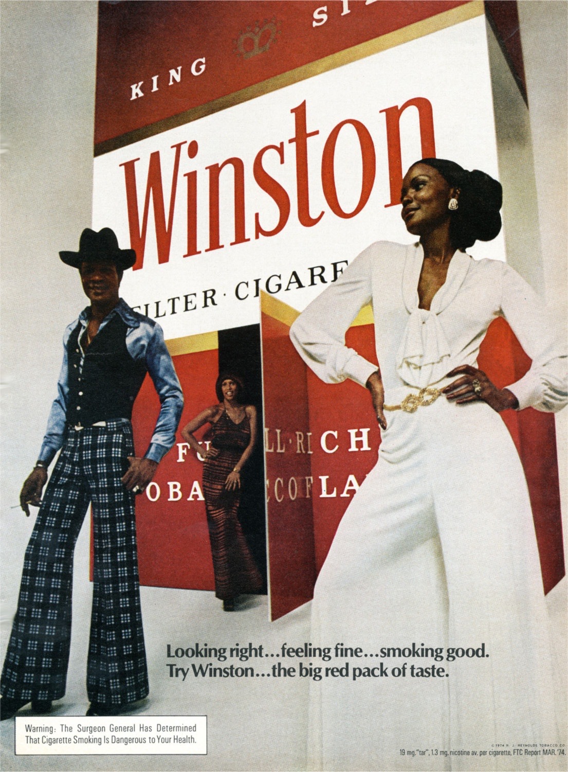 Vintage Winston Cigarette Ad