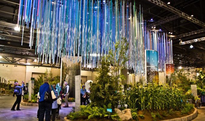 Wonders of Water at the 2018 Philly Flower SHow; Windows on a Watershed.