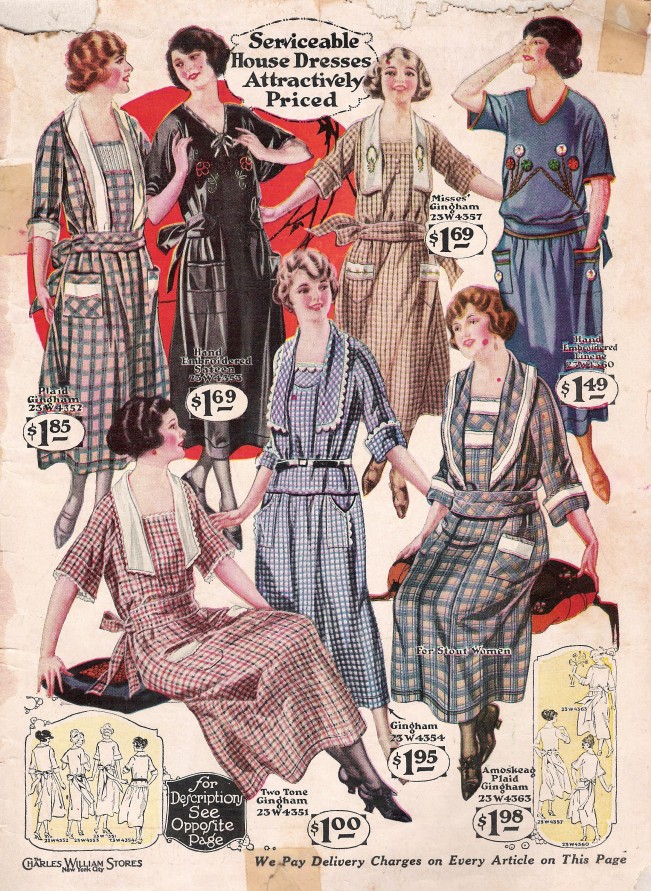 1923 Bandwagon of Cotton Gingham House Advertisement; Vintage Gingham, it's a bandwagon