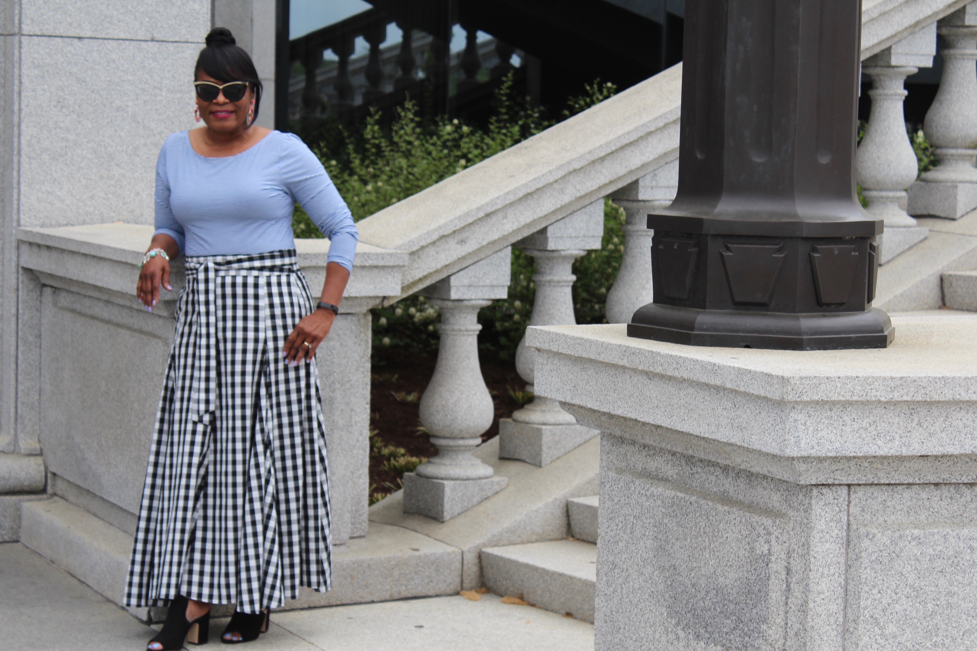 Target Style Who What Wear Long Gingham Skirt; Are you on the gingham bandwagon?  I am