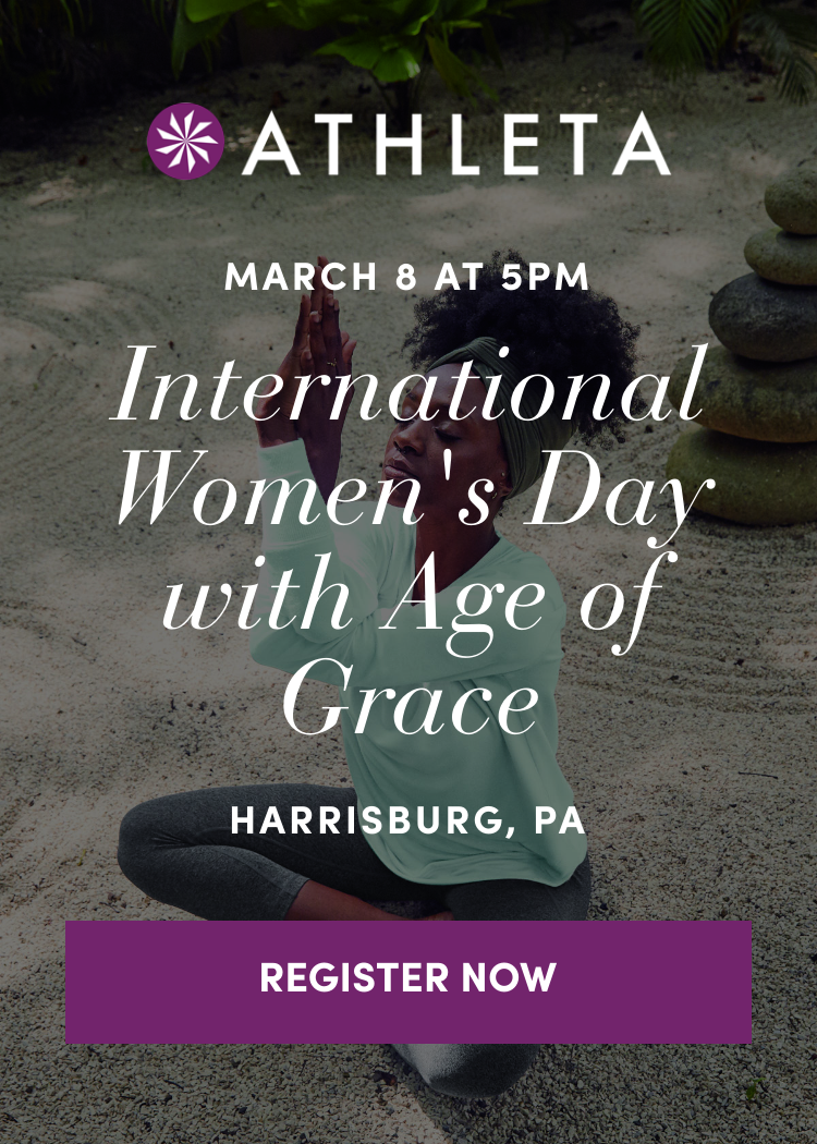 Athleta Age of Grace International Women's Day Conversation, Are You Vital, Visible, and Vibrant Conversation