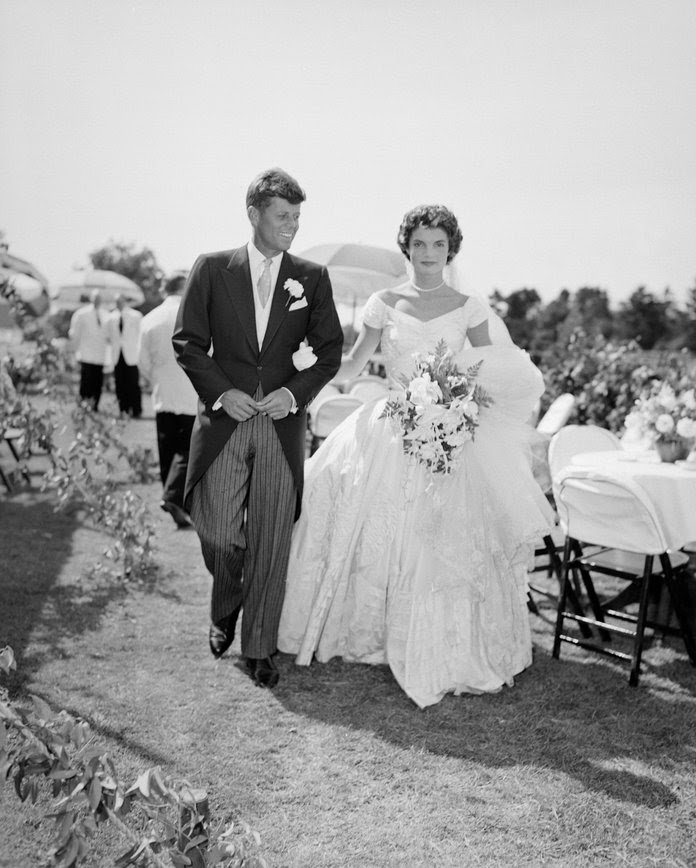 John F. and Jacqueline Kennedy Garden Wedding Photo