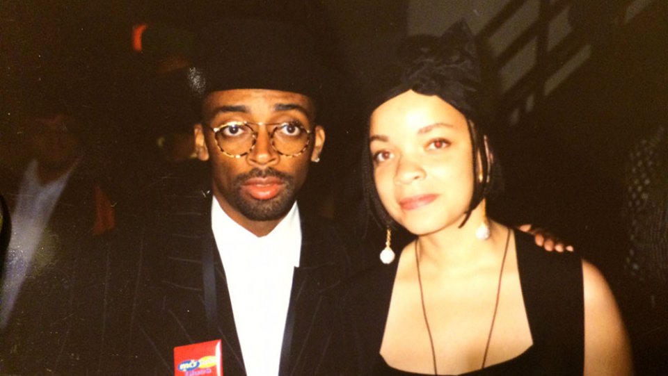 Spike Lee and Costume designer, Ruth E. Carter in the mid 1980s.