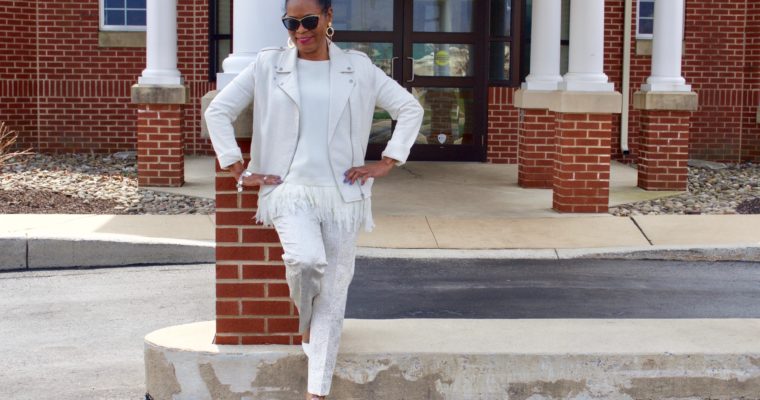 All White Look for Ruth E. Carter Blog Post