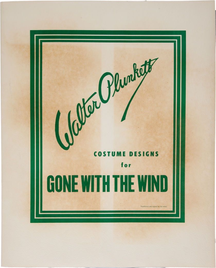 Walter Plunkett Label for Gone With The iInd garments