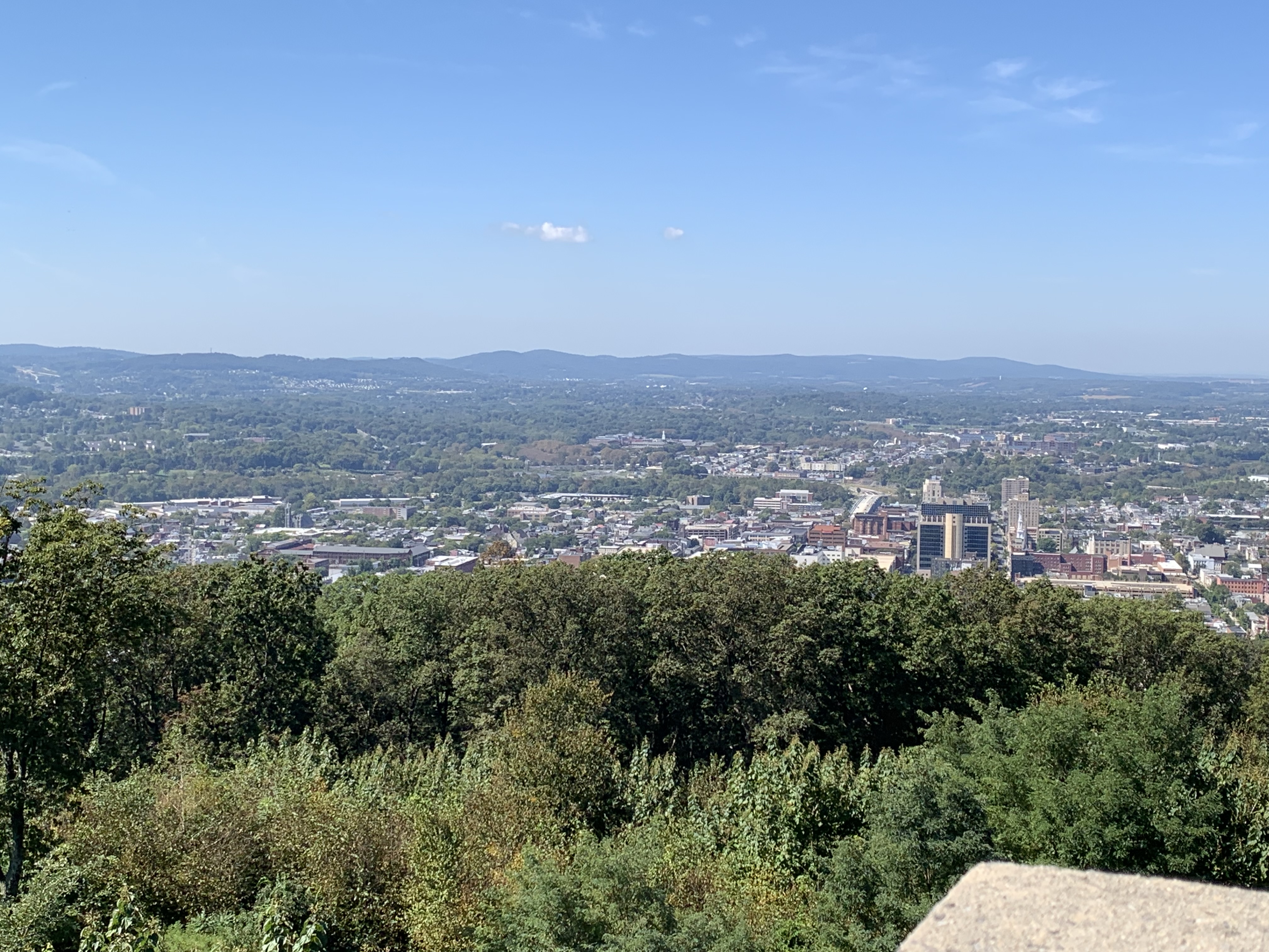 The Reading Pagoda, view over Reading, PA