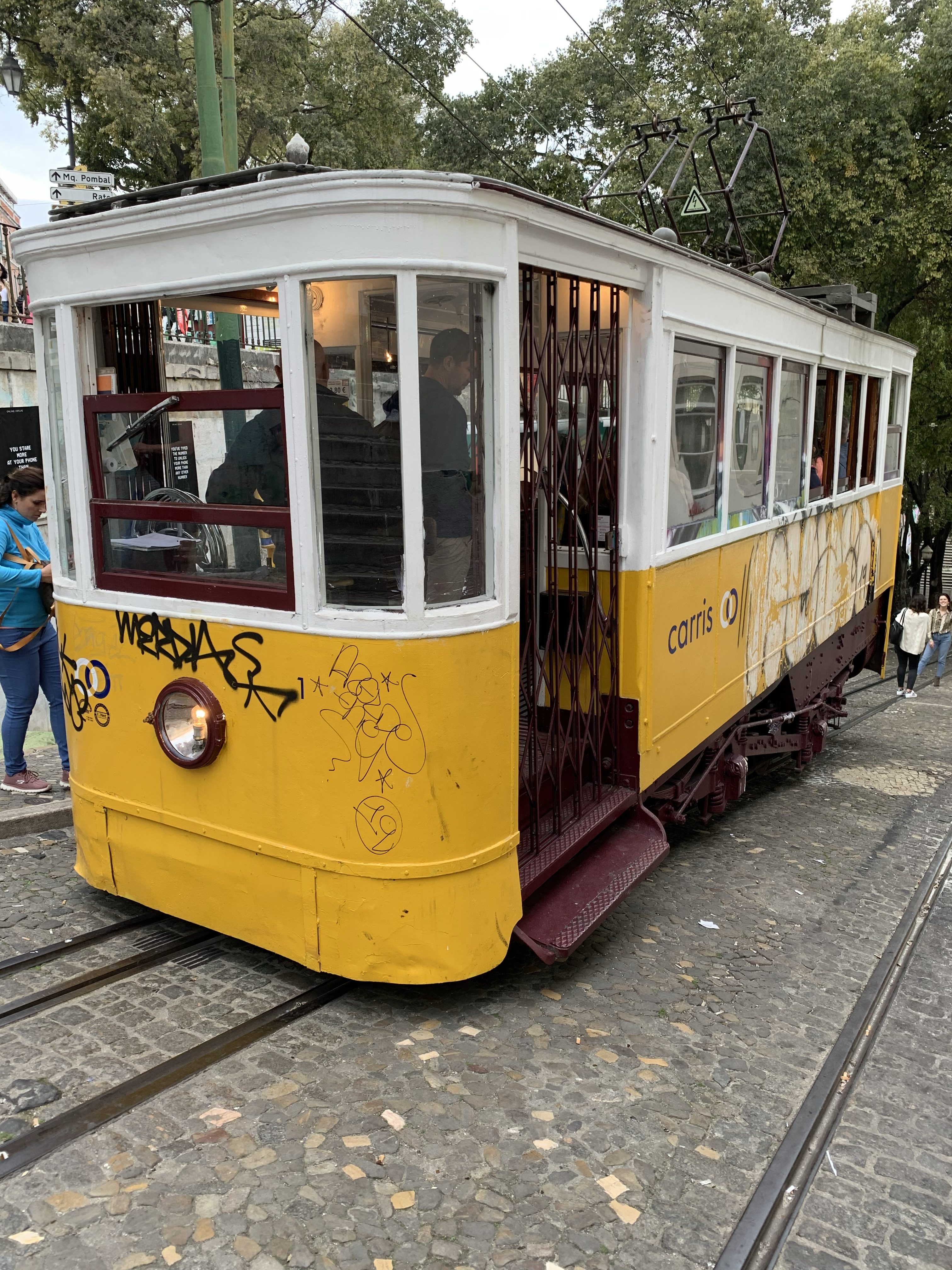 A Tram in Lisboa, Portugal