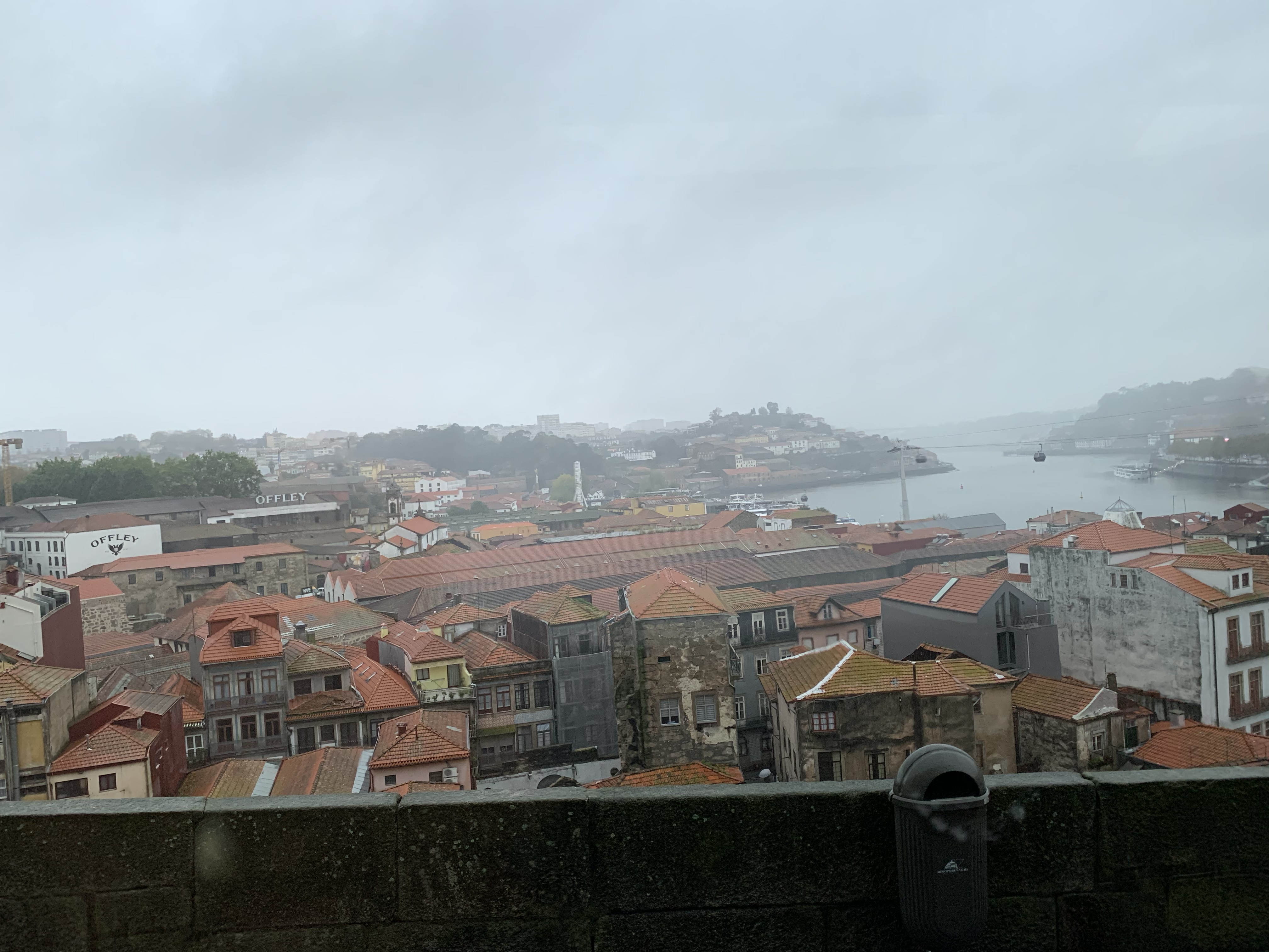 Foggy View of Porto, Portugal