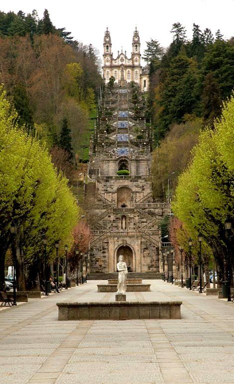 Pinterest Photo, Sanctuary of Our Lady of Remedies, Lamego, Portugal