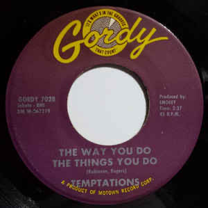 The Temptations First 31 Hit: The Way You Do The Things You Do