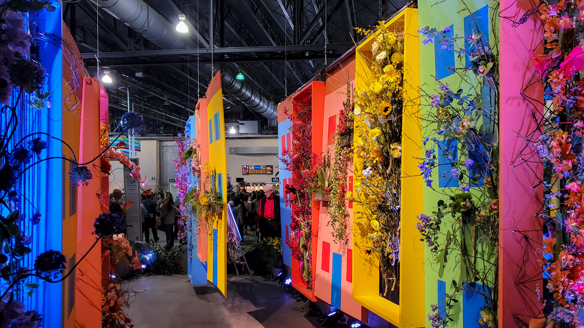 Le Strade delle Cinque Terre exhibit at the 2020 Philly Flower Show