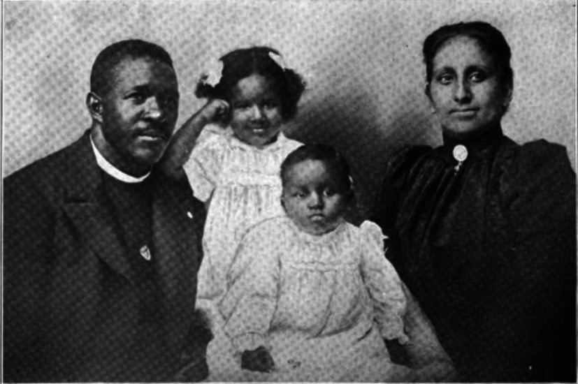 W.H. Coston and Julia Ringwood Coston and their children