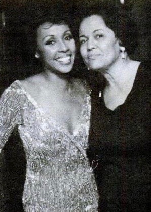 The singer actress with her mother Mabel.