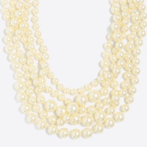 J.Crew Factory Multistrand Pearl Necklace