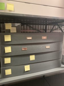 Calvin Klein Cataloging Accessory Drawers at PVH Archives