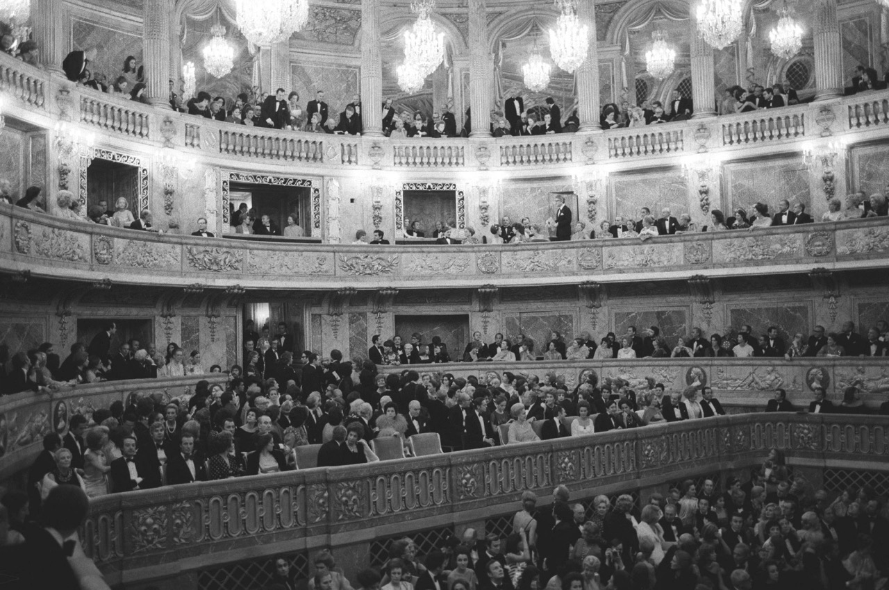 The audience at the 1973 Battle of Versailles