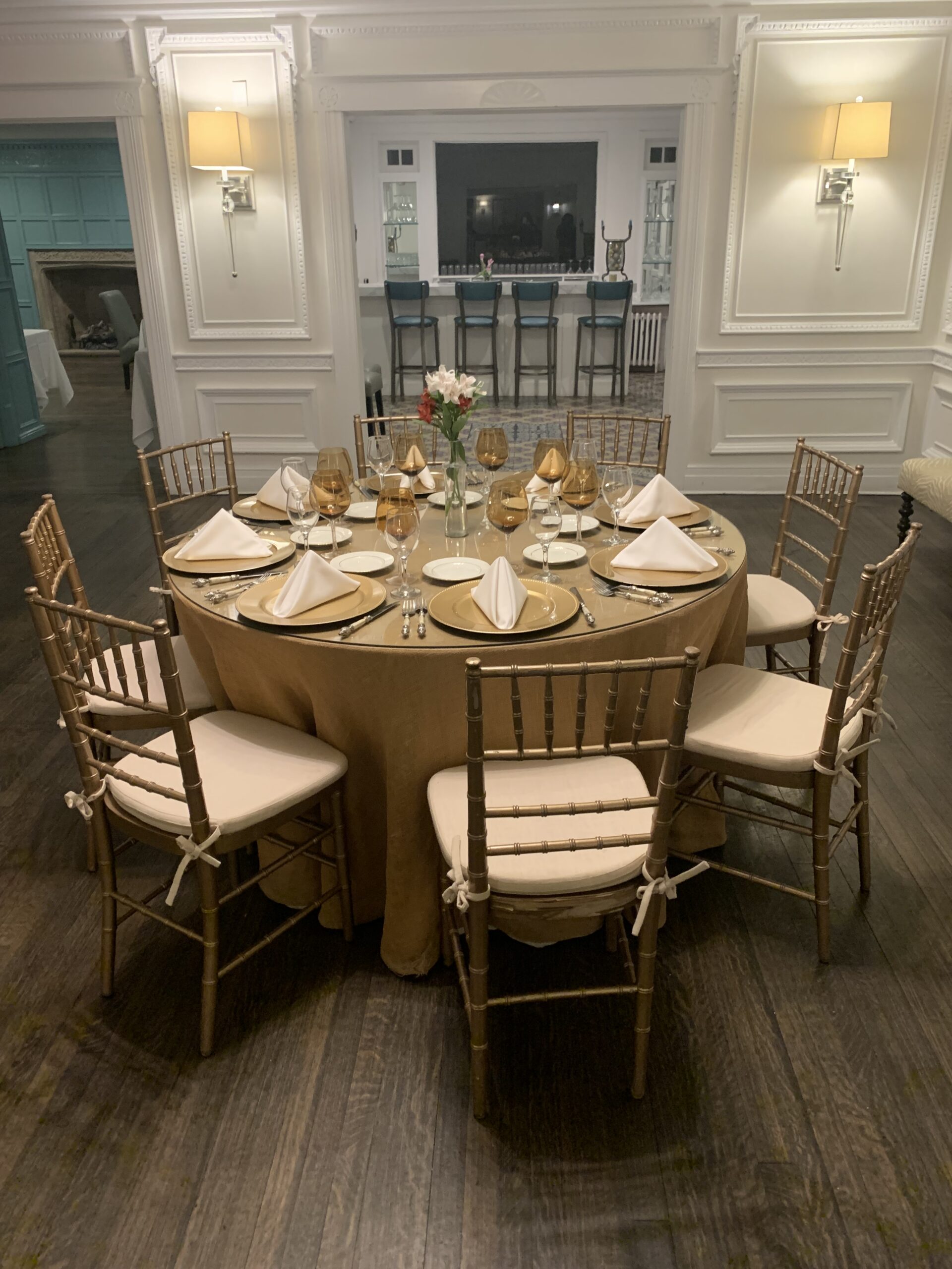 Dinner Table at The Mansion at Noble Lane